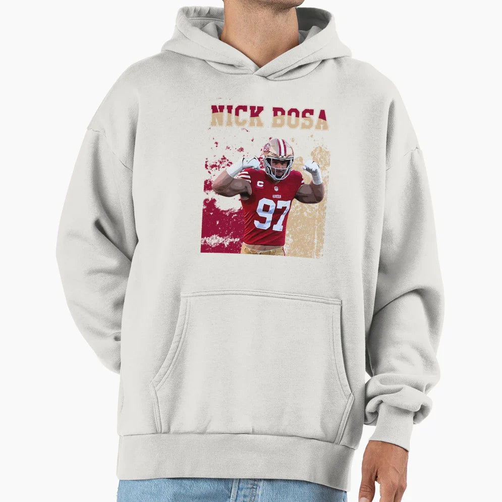 Touchdown Defensive End 97 Player Hoodie - Aesthetic Graphic for Adults