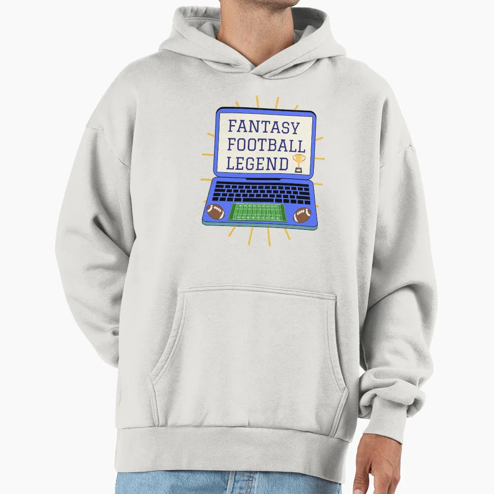 Fantasy Football Legend Hoodie - Casual Everyday Wear Unisex