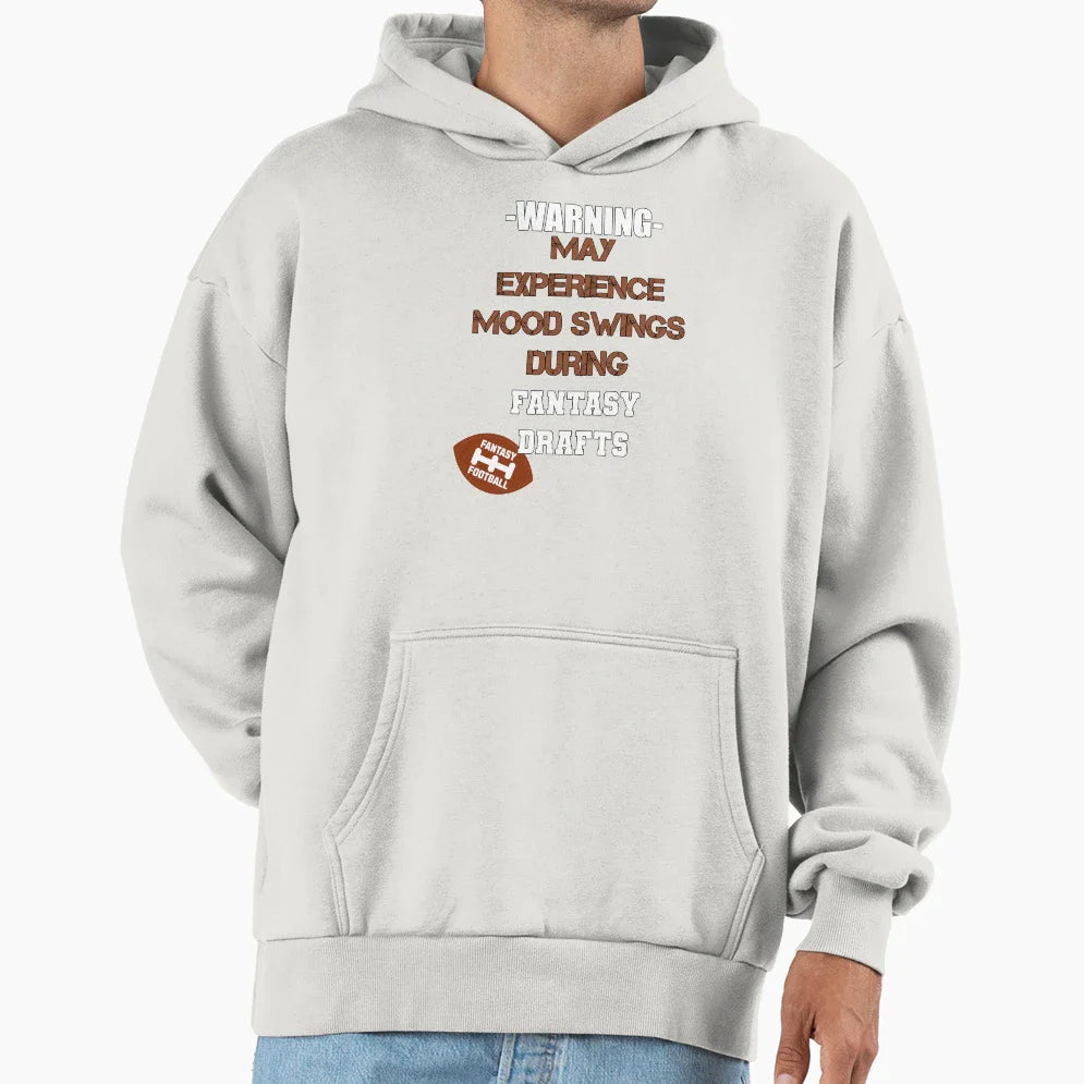 Funny Fantasy Football Draft Hoodie - Streetwear Style for Adults