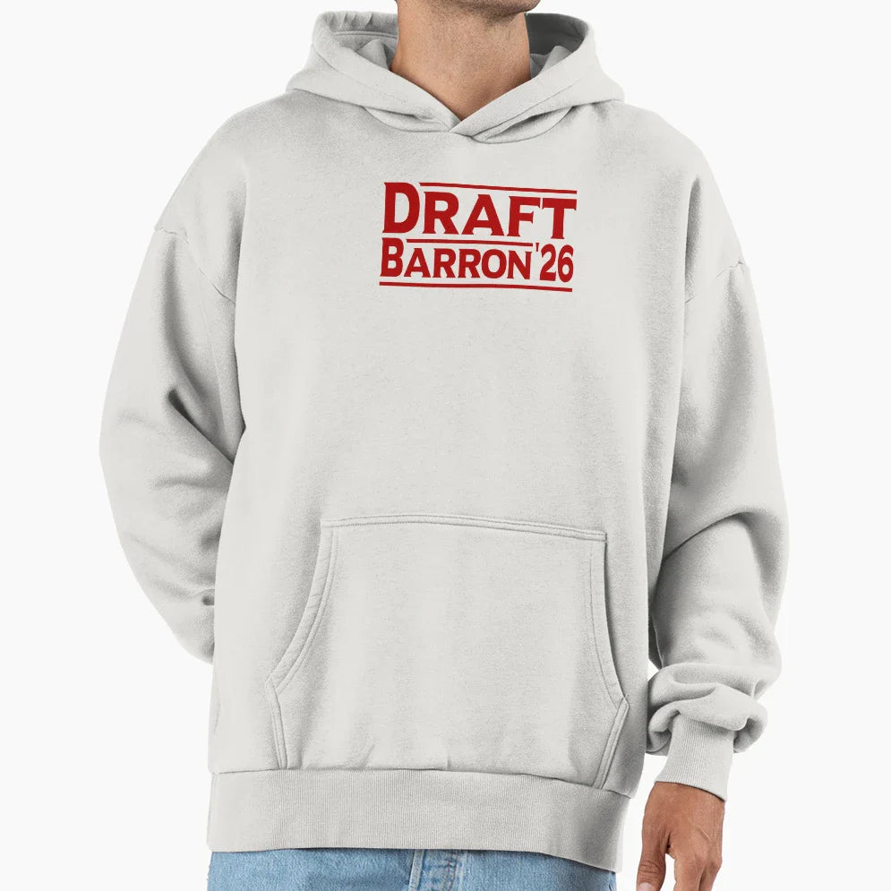 Draft Barron 2026 Military Service Hoodie - Streetwear Style Men Women