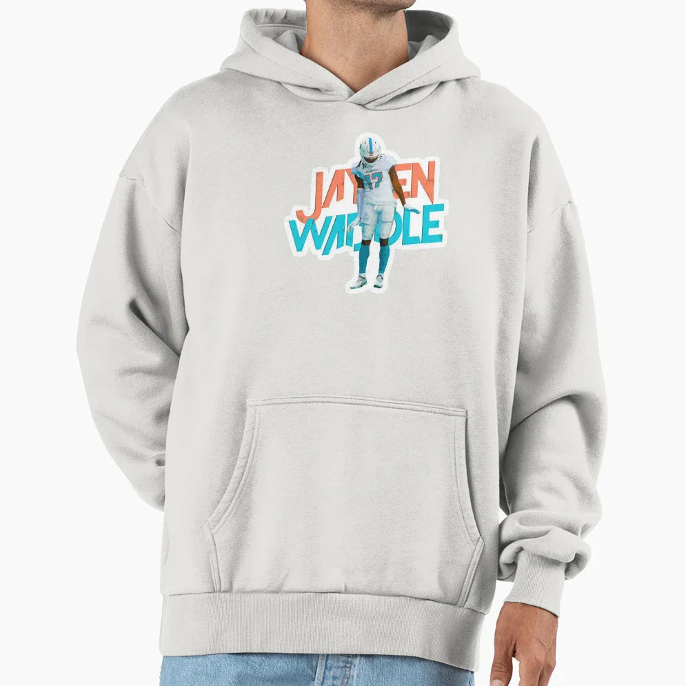 Jaylen Waddle Hoodie - Trendy Graphic Unisex