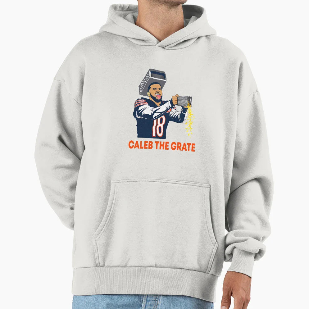 Caleb Grate Football Hoodie - Novelty Apparel for Adults