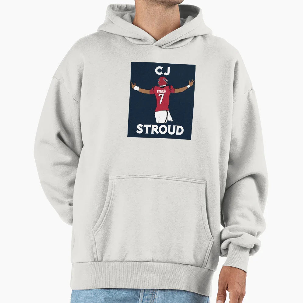 Cj Stroud Embracing Fans Hoodie - Aesthetic Graphic Unisex