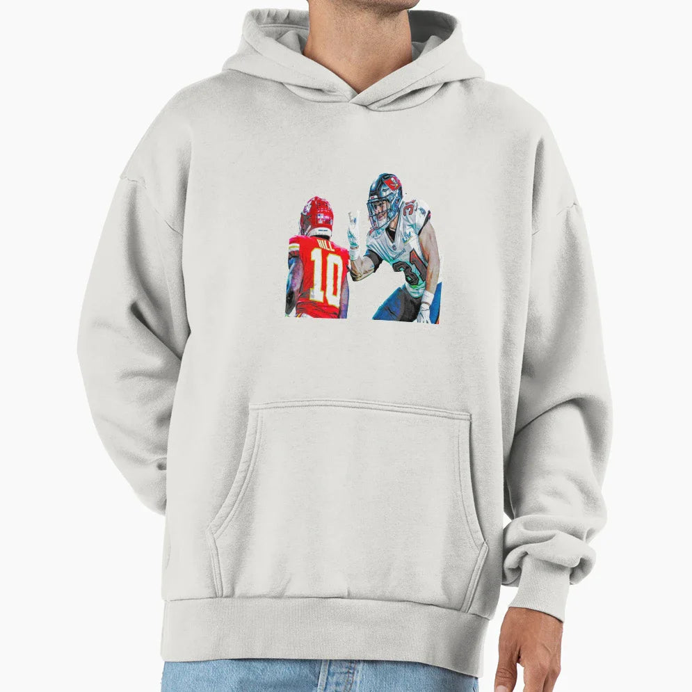 Antoine Winfield Jr Peace Out Art Hoodie - Fun Novelty Design Men Women