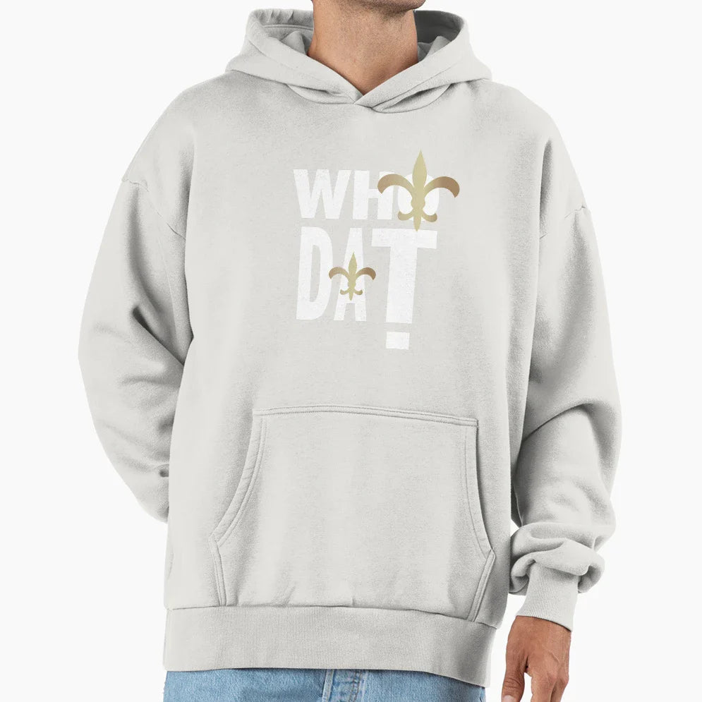 Who Dat Hoodie - Custom Art Print Men Women