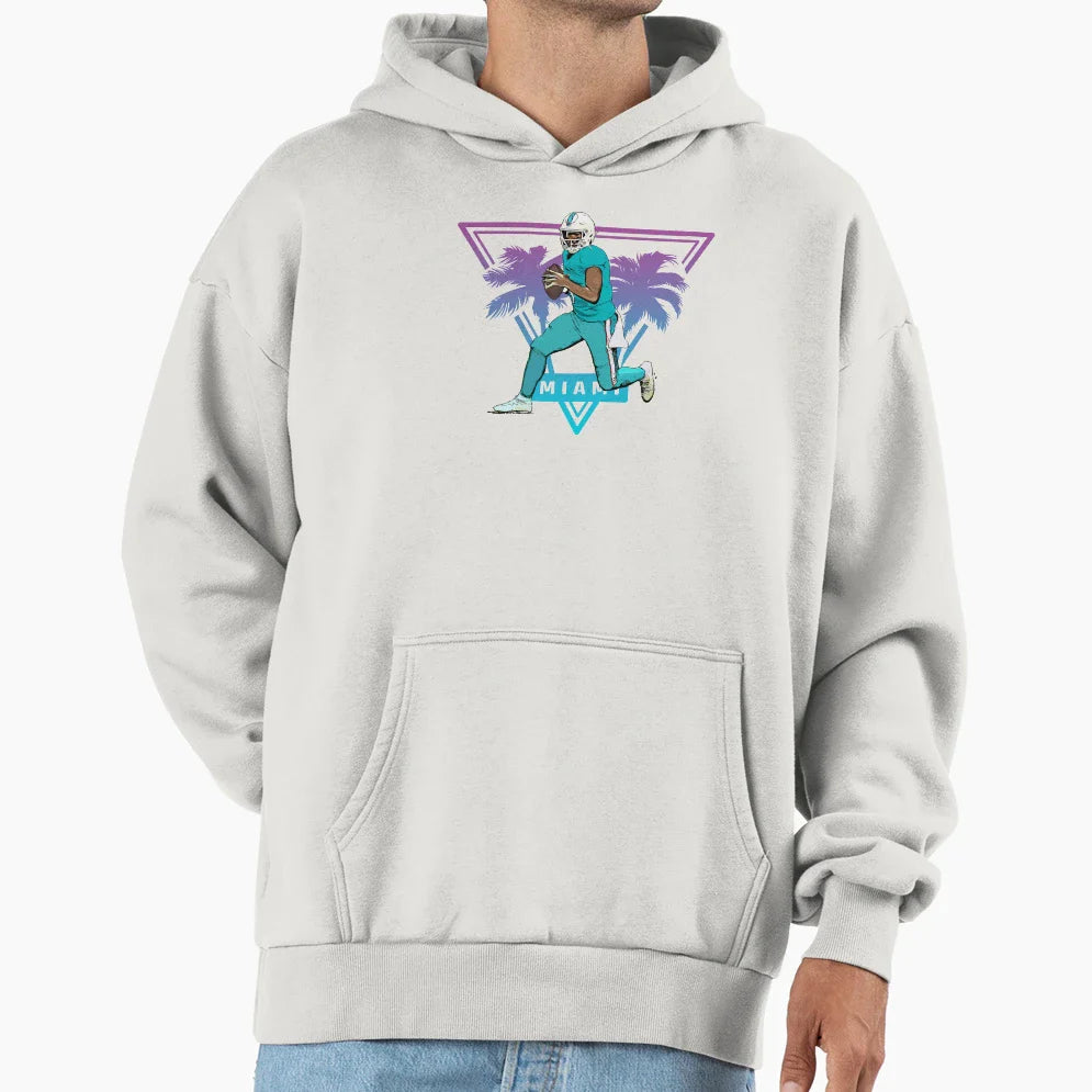 Miami Hype Hoodie - Custom Art Print for Adults