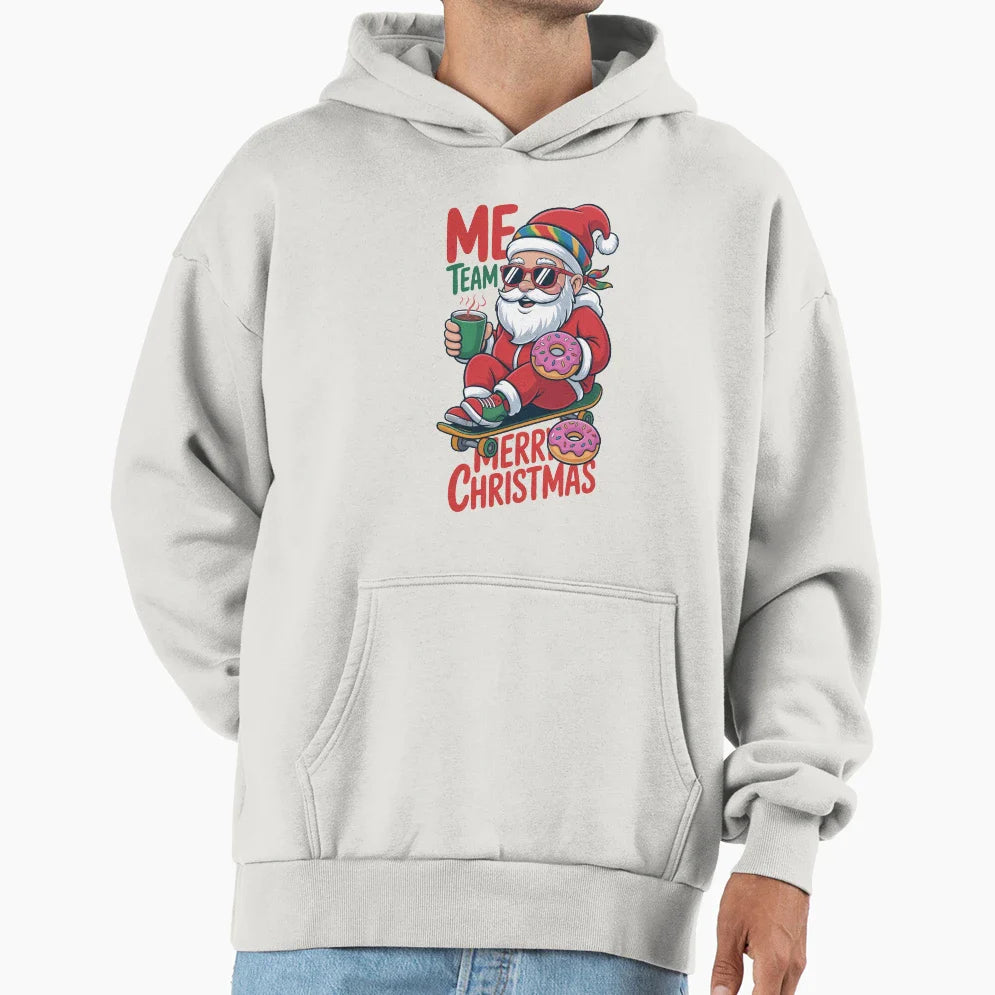 Santas Favorite Human Merry Squad Custom Hoodie - Aesthetic Graphic Unisex