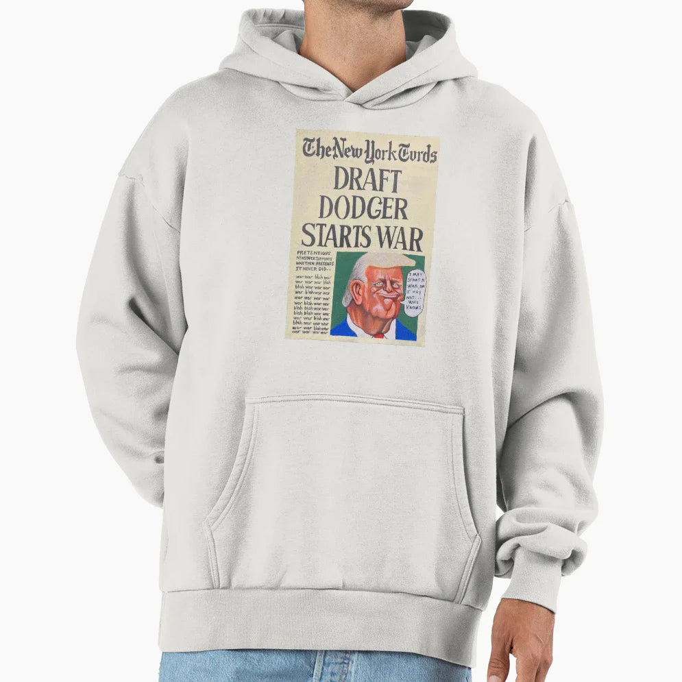 Trump Cover New York Turds Hoodie - Unique Graphic Unisex