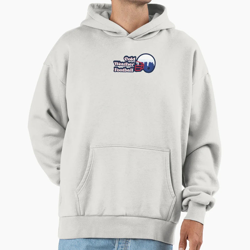 Cold Weather Football Hoodie - Trendy Graphic Unisex