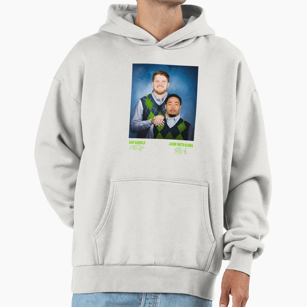 Sam Darnold Jaxon Smith Njigba Football Hoodie - Novelty Apparel Men Women