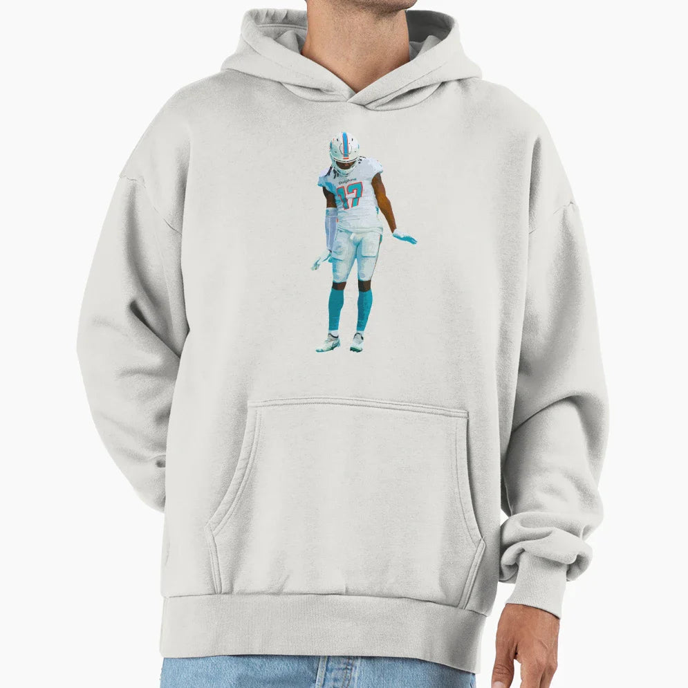 Jaylen Waddle Gift Hoodie - Minimalist Print for Adults