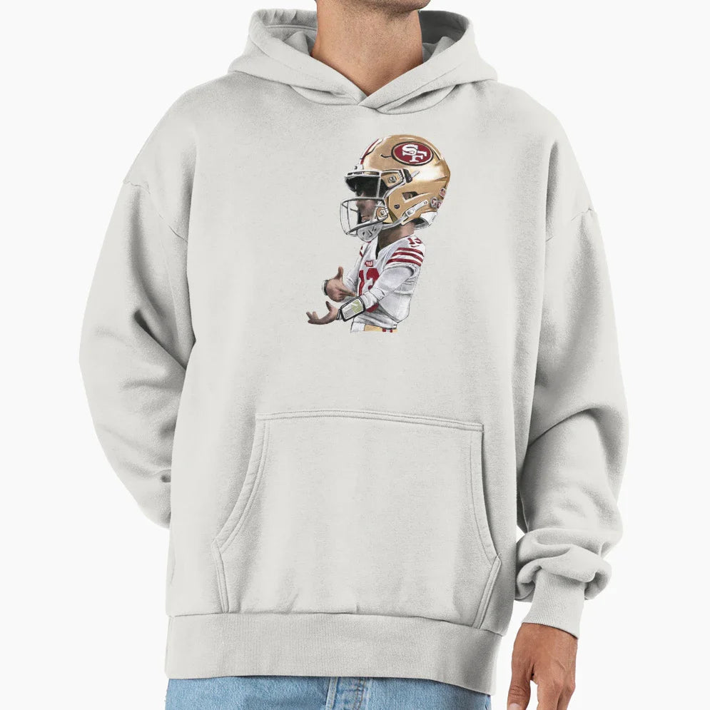 San Francisco 49Ers Quarterback BP Hoodie - Custom Art Print Unisex