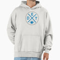 Detroit Football Emblem Det Hoodie - Novelty Apparel for Adults