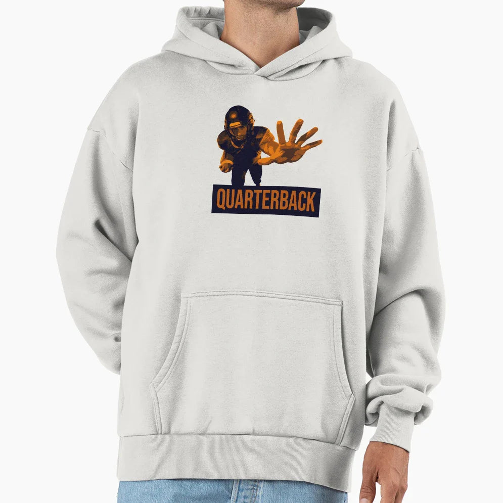 American Football Quarterback Hoodie - Casual Everyday Wear Unisex