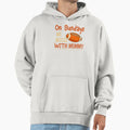 Sundays We Watch Mommy Funny Family Hoodie - Minimalist Print for Adults