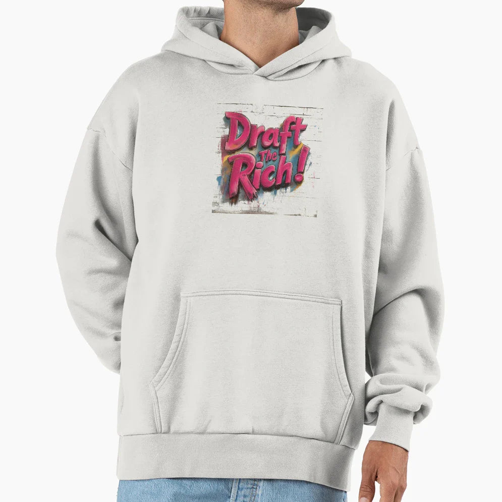 Draft Rich Street Art Hoodie - Novelty Apparel Men Women