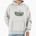Book Reading Football Stadium Hoodie - Custom Art Print Unisex