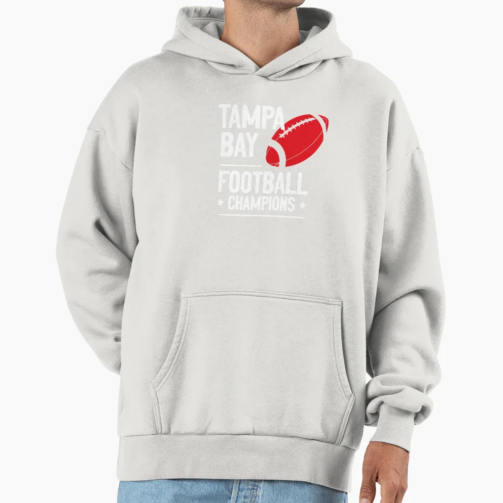Tampa Bay Football Champions Hoodie - Graphic Print Unisex
