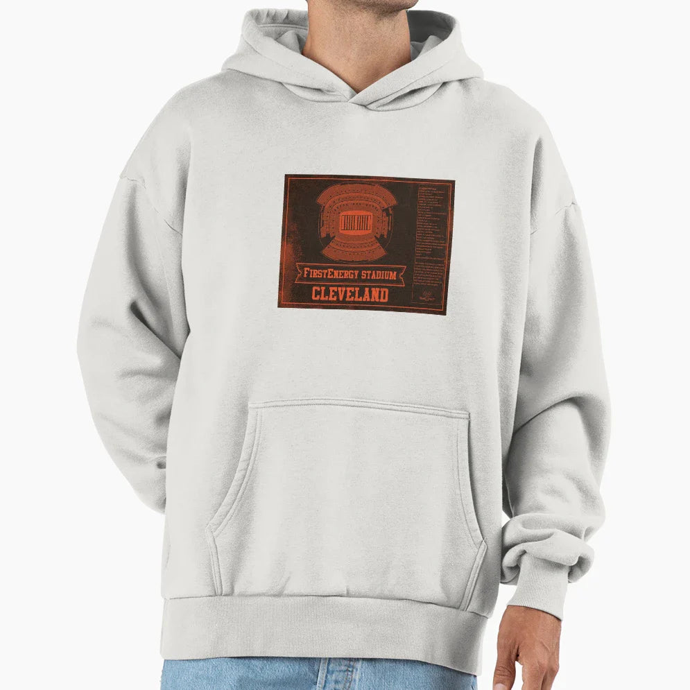 Cleveland Browns Firstenergy Stadium Hoodie - Streetwear Style Unisex
