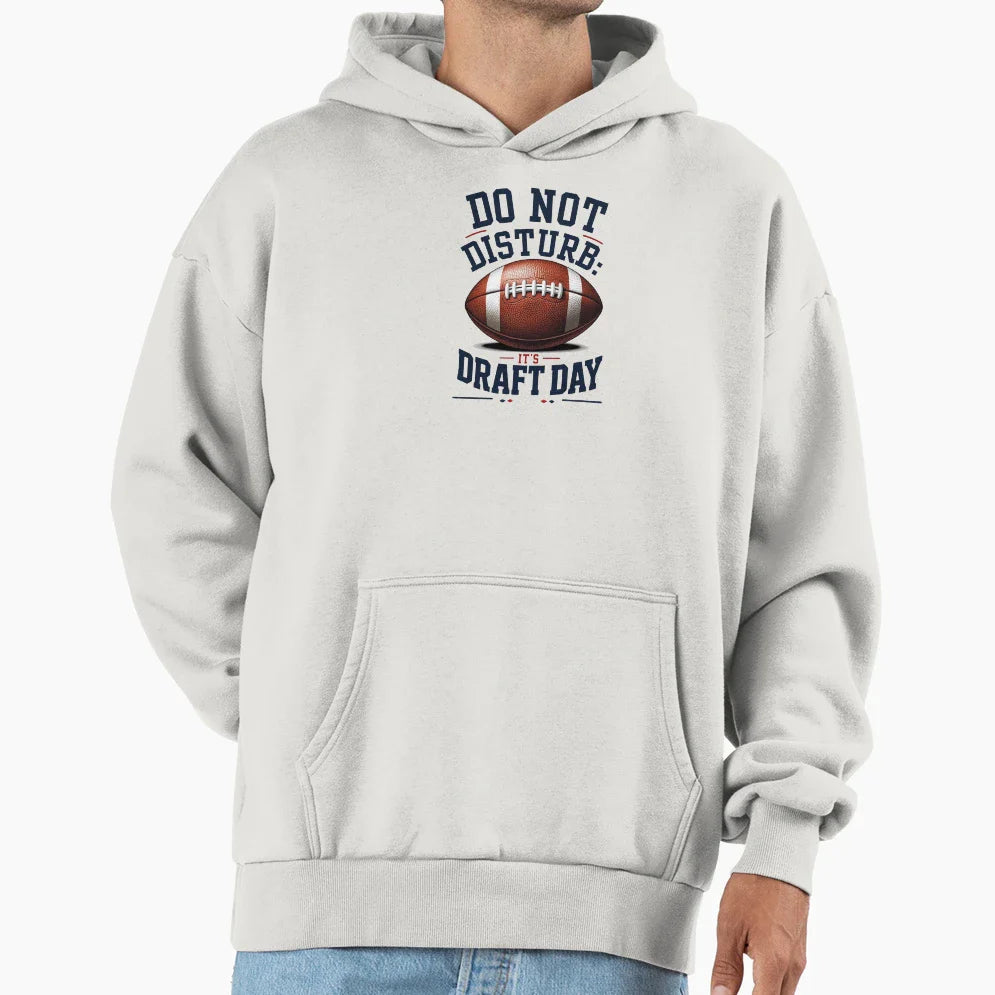 Do Not Disturb Fantasy Football Draft Hoodie - Trendy Graphic for Adults