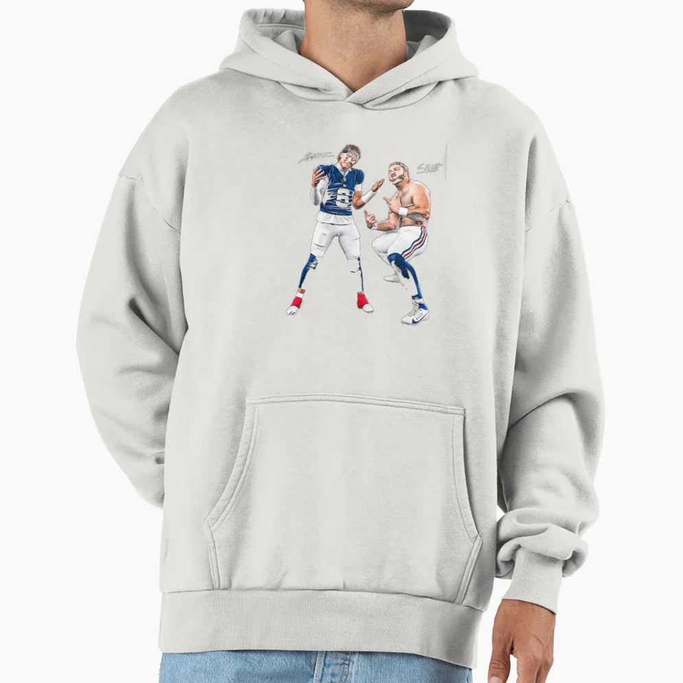 Cam Skattebo Jaxson Dart Aura Hoodie - Custom Art Print Men Women