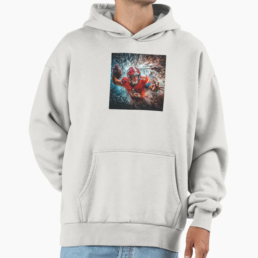 Nfl Quarterback Hoodie - Fun Novelty Design Unisex