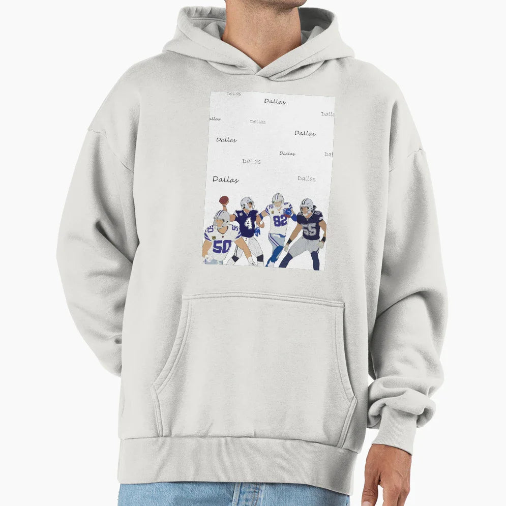 Cowboys Players 50 4 82 55 Hoodie - Novelty Apparel Unisex