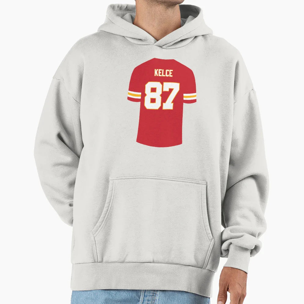 Kelce 87 Hoodie - Custom Art Print for Adults