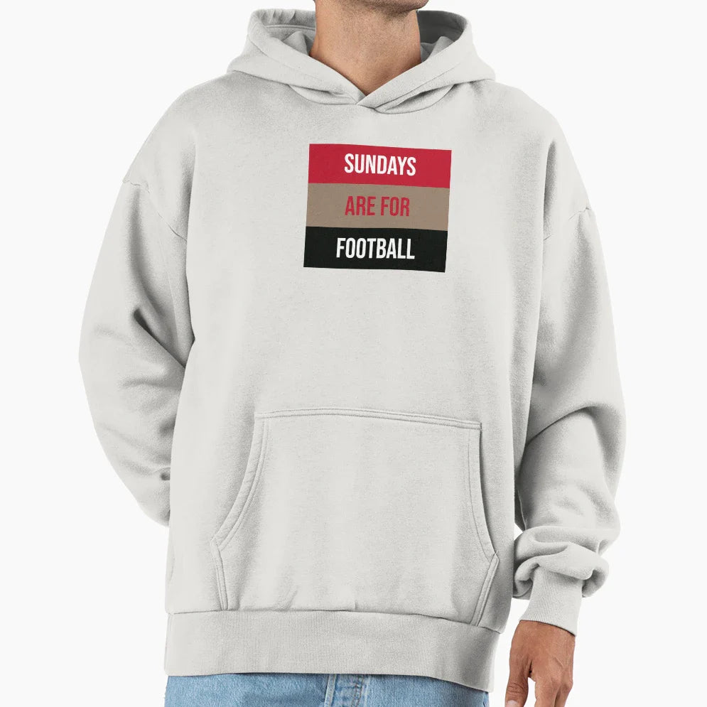 Sundays Are Football Hoodie - Custom Art Print Unisex