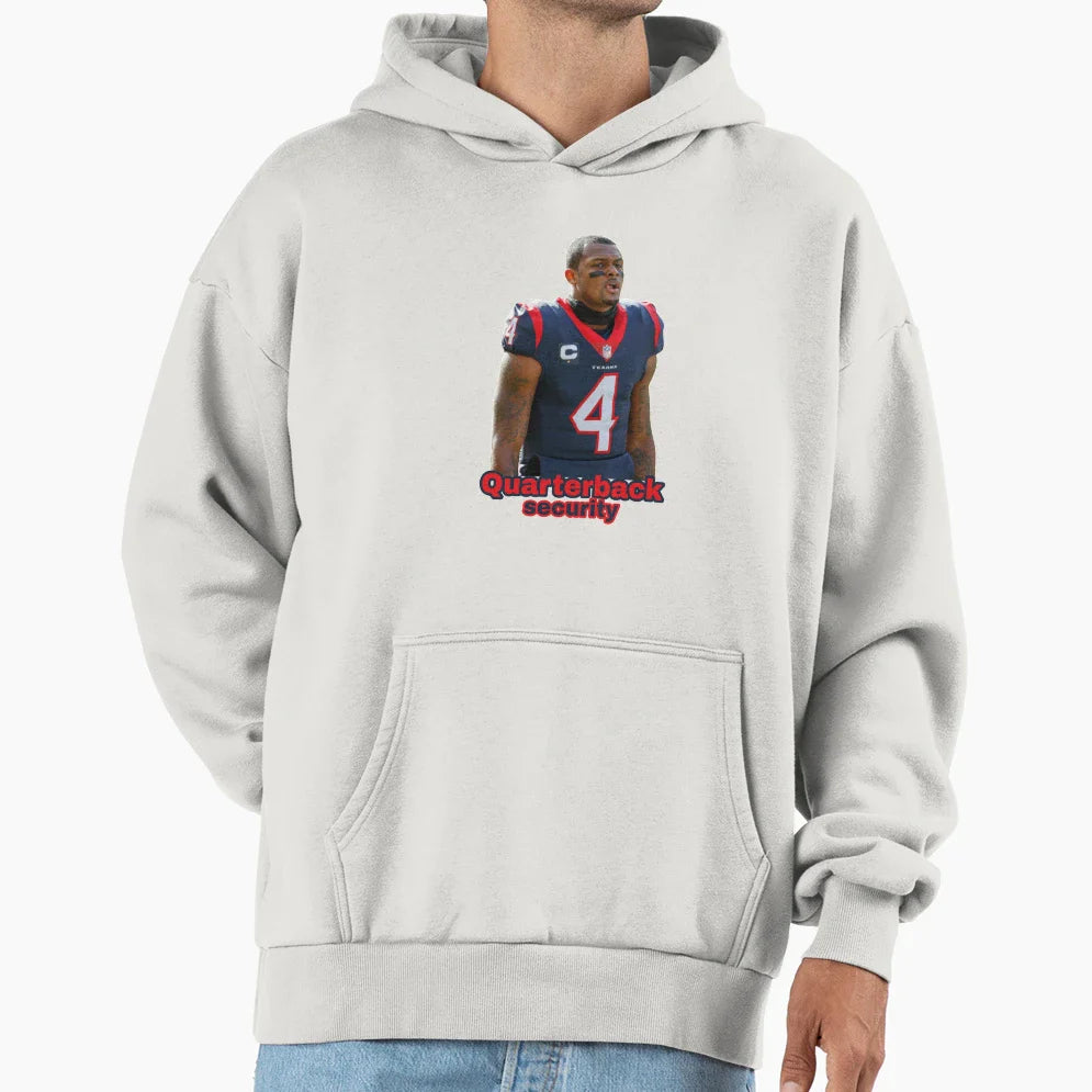 Quarterback Security Football Hoodie - Custom Art Print for Adults