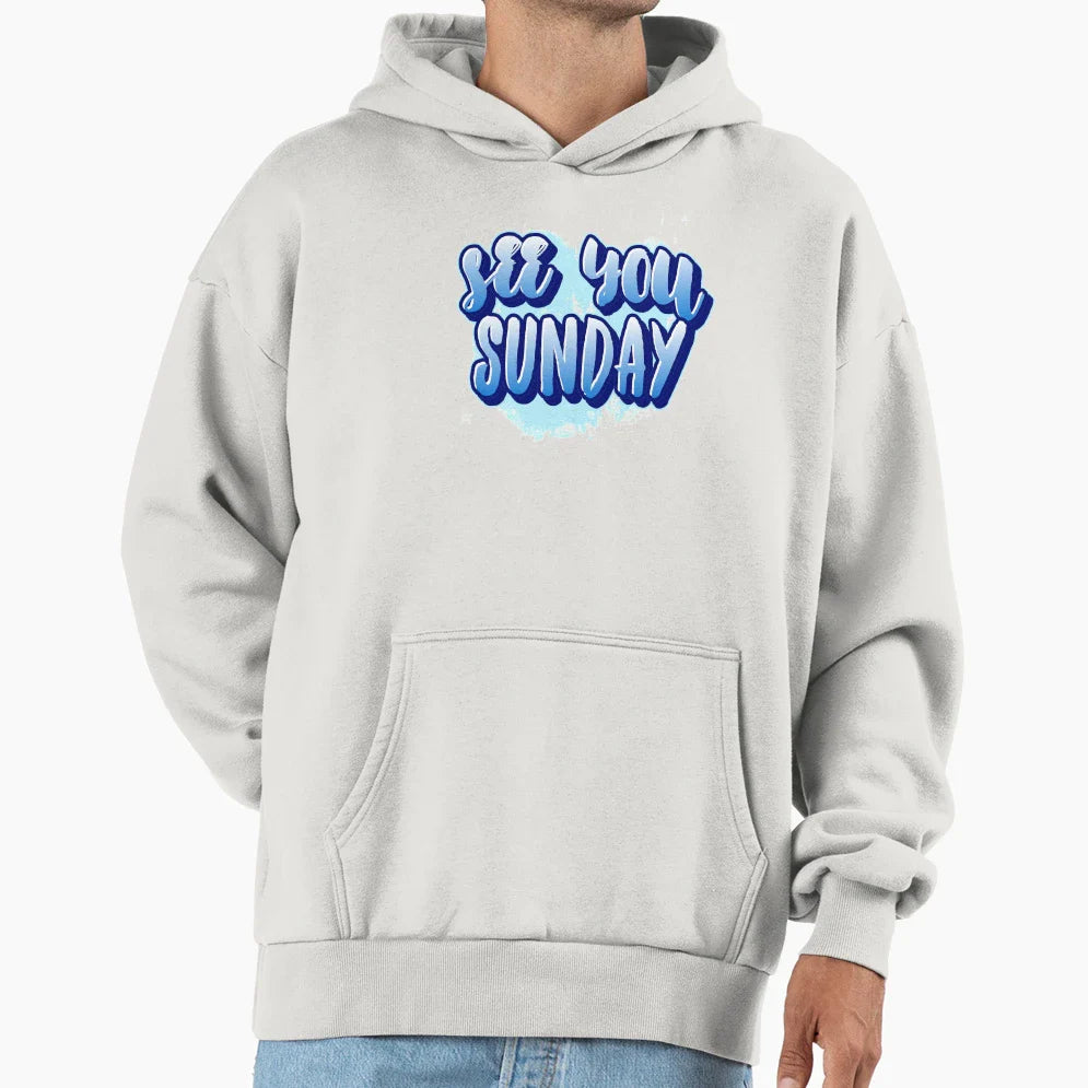 See You Sunday Graffiti Art Hoodie - Streetwear Style Men Women