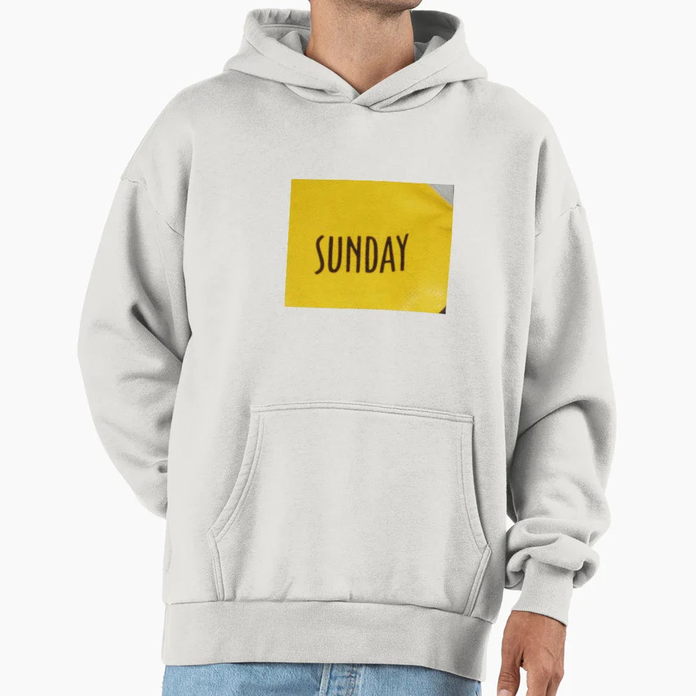 Yellow Sunday Hoodie - Novelty Apparel Unisex