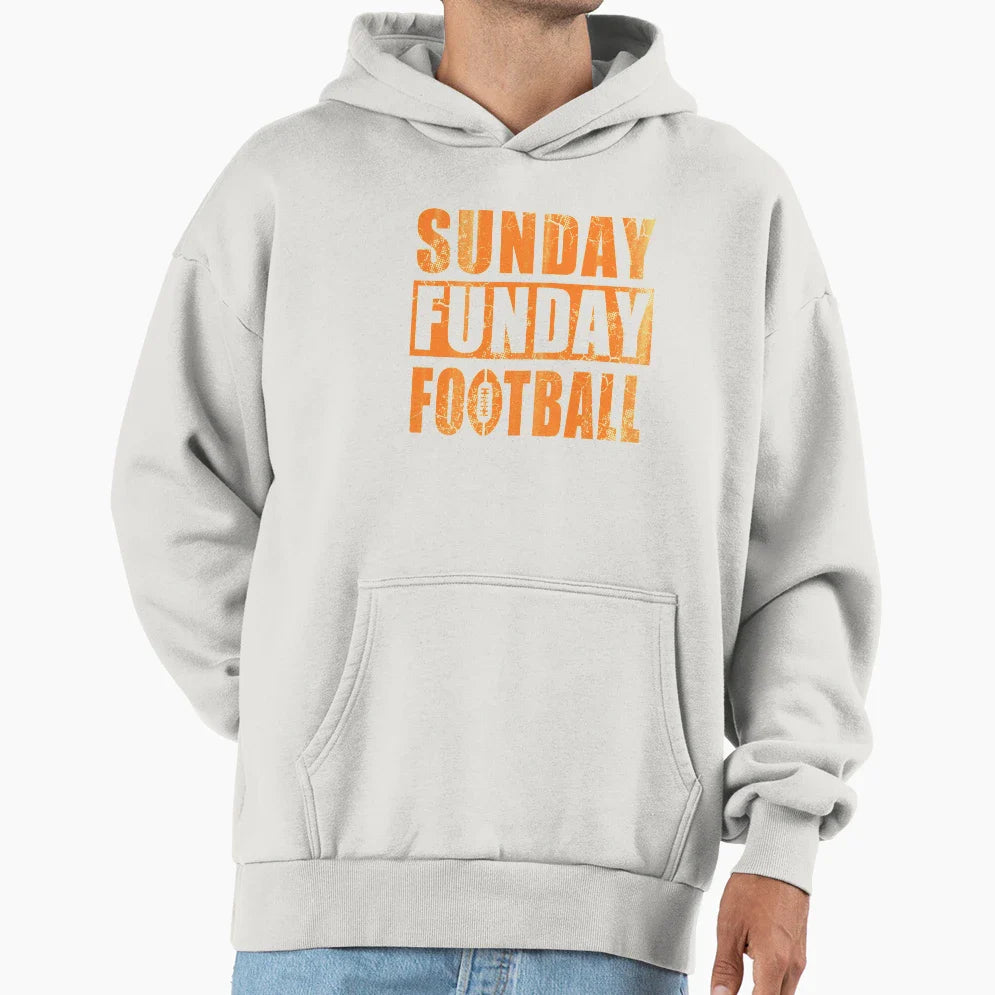 Sunday Funday Football Hoodie - Unique Graphic Men Women