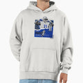 Quarterback 11 Linebacker Sports Hoodie - Aesthetic Graphic Unisex