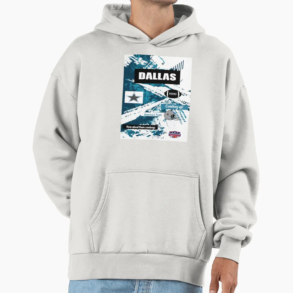 American Football Dallas Hoodie - Streetwear Style Unisex
