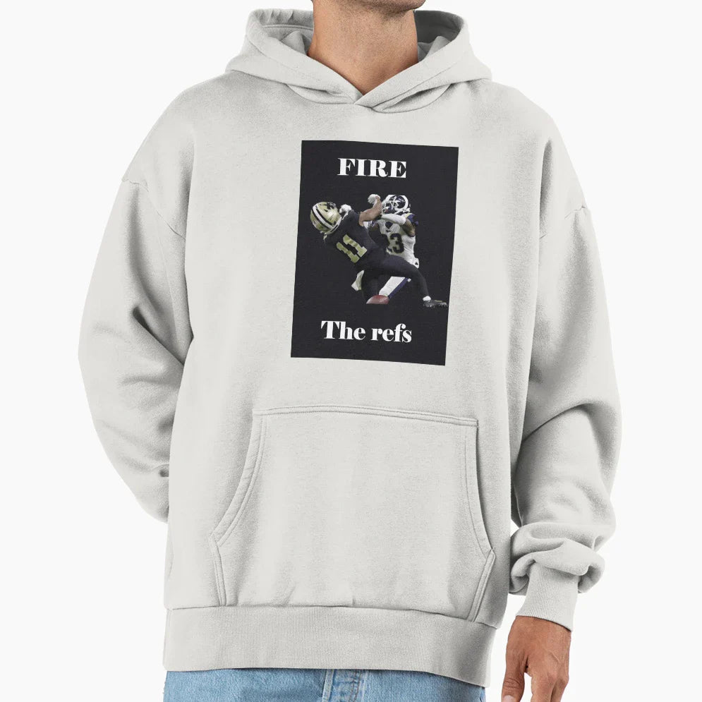 Refs Are Bad Hoodie - Minimalist Print Men Women