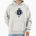 Linebacker American Football Player Hoodie - Custom Art Print for Adults