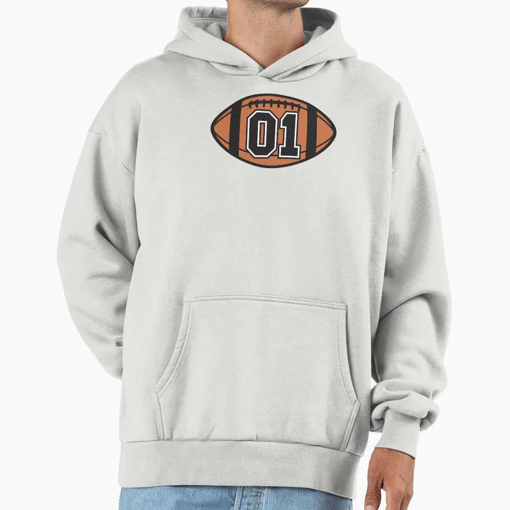 Football 01 Hoodie - Streetwear Style for Adults