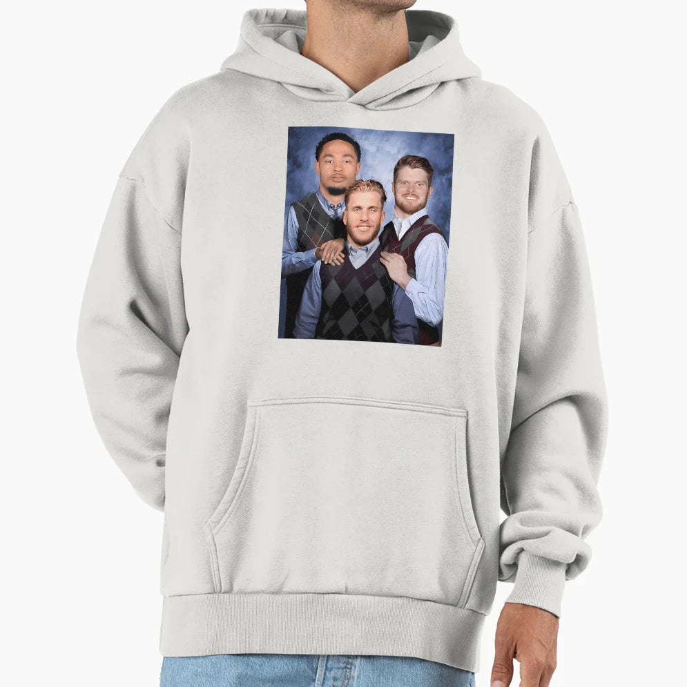 Sam Darnold Jaxon Smith Njigba Cooper Hoodie - Minimalist Print for Adults