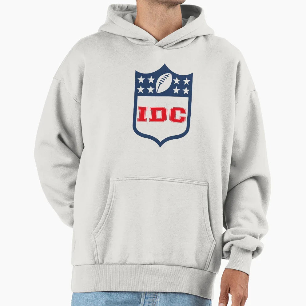 Idc American Football Funny I Dont Care Hoodie - Novelty Apparel Men Women