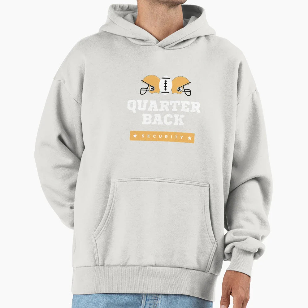 Quarterback Security Hoodie - Novelty Apparel Men Women