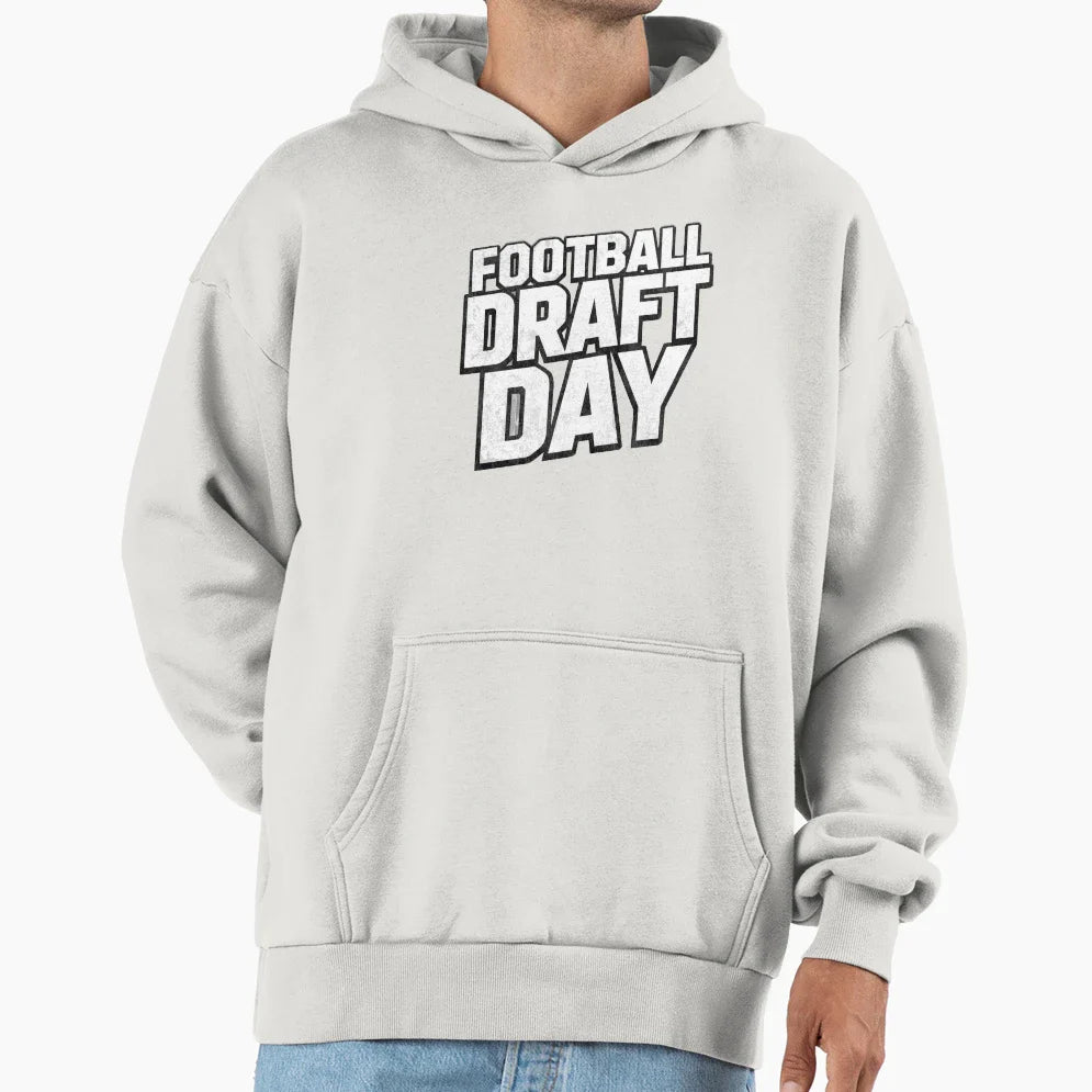 Football Draft Day 3 Hoodie - Unique Graphic Unisex