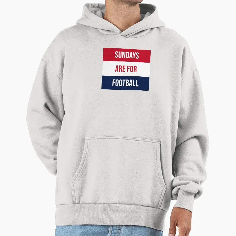 Sundays Are Football Hoodie - Unique Graphic for Adults