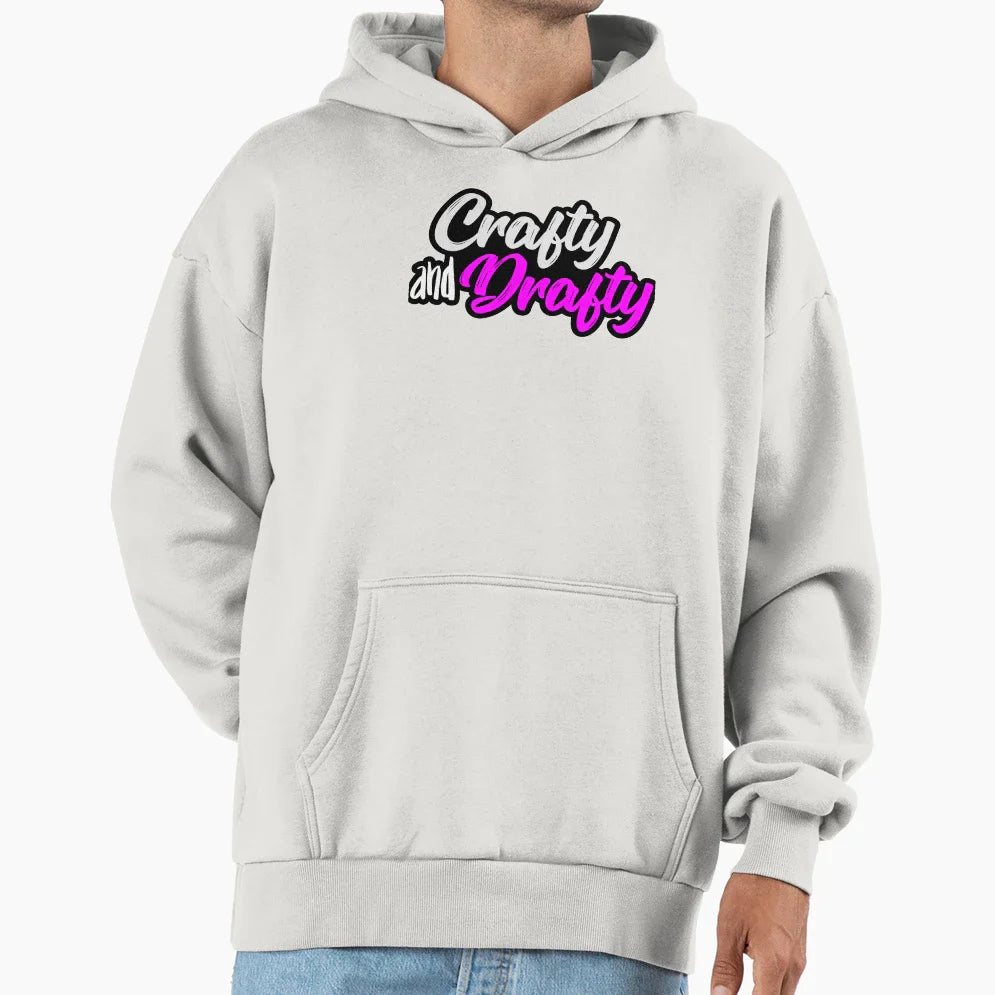 Crafty And Drafty Hoodie - Graphic Print for Adults