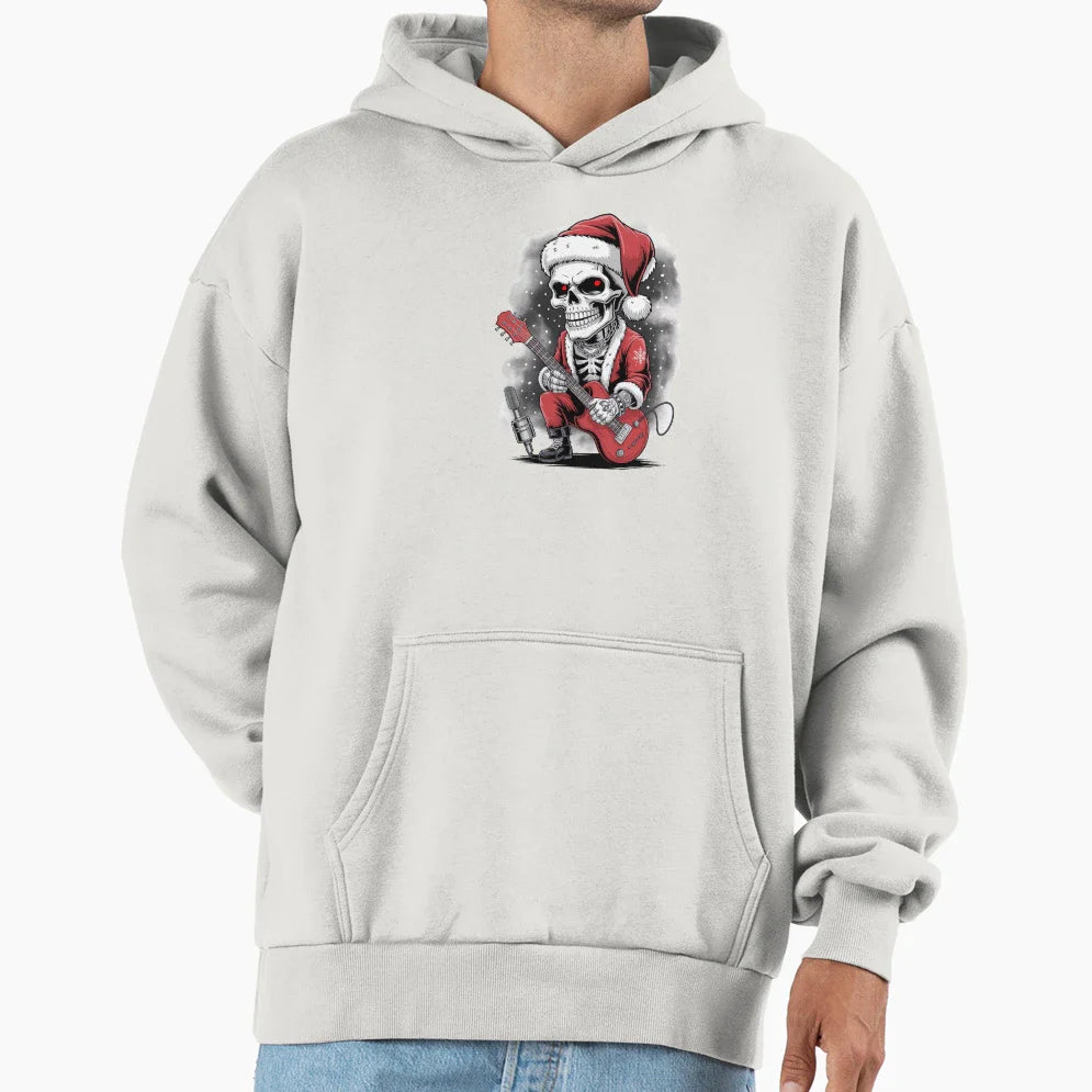 Skull Santas Favorite Human Merry T-Shirt - Unique Graphic for Adults