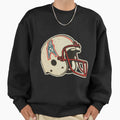 80S Oilers Helmet Defunct Sweatshirt - Aesthetic Graphic Men Women