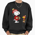 49Ersoopy Snoopy And Woodstock Sweatshirt - Fun Novelty Design Unisex