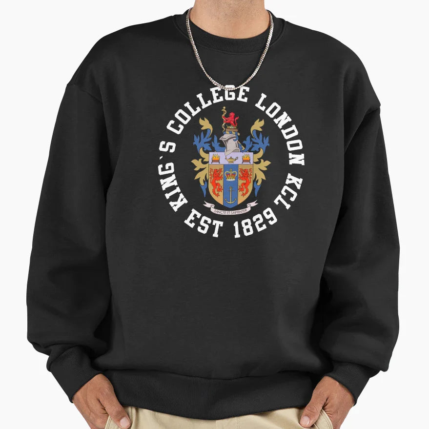 Kings College London Logo Kcl Sweatshirt - Fun Novelty Design Unisex