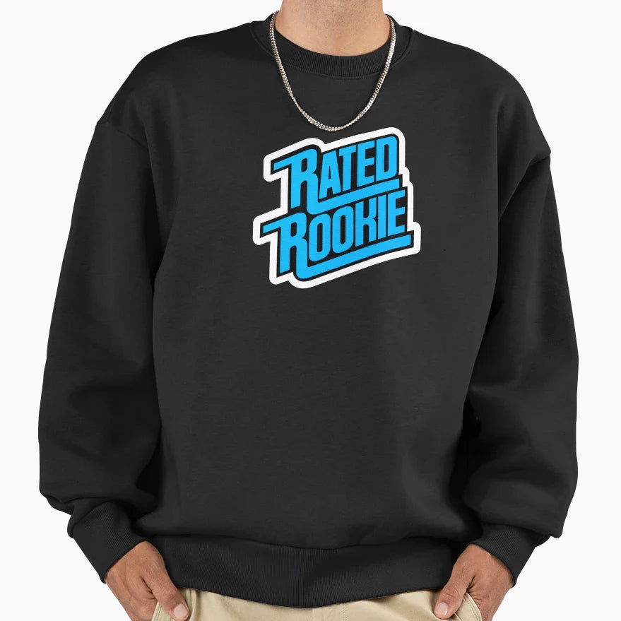 Rated Rookie Sweatshirt - Casual Everyday Wear Men Women