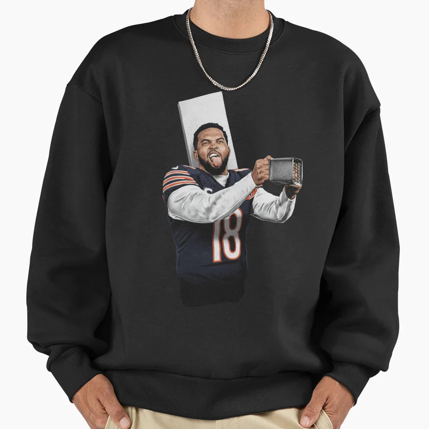 CW Cheese Grater Sweatshirt - Unique Graphic Men Women